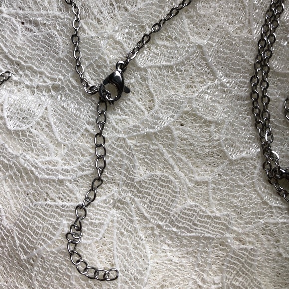 Onyx Double-point Gemstone, Single Chakra Necklace - Hand-Wrapped! - Picture 9 of 9